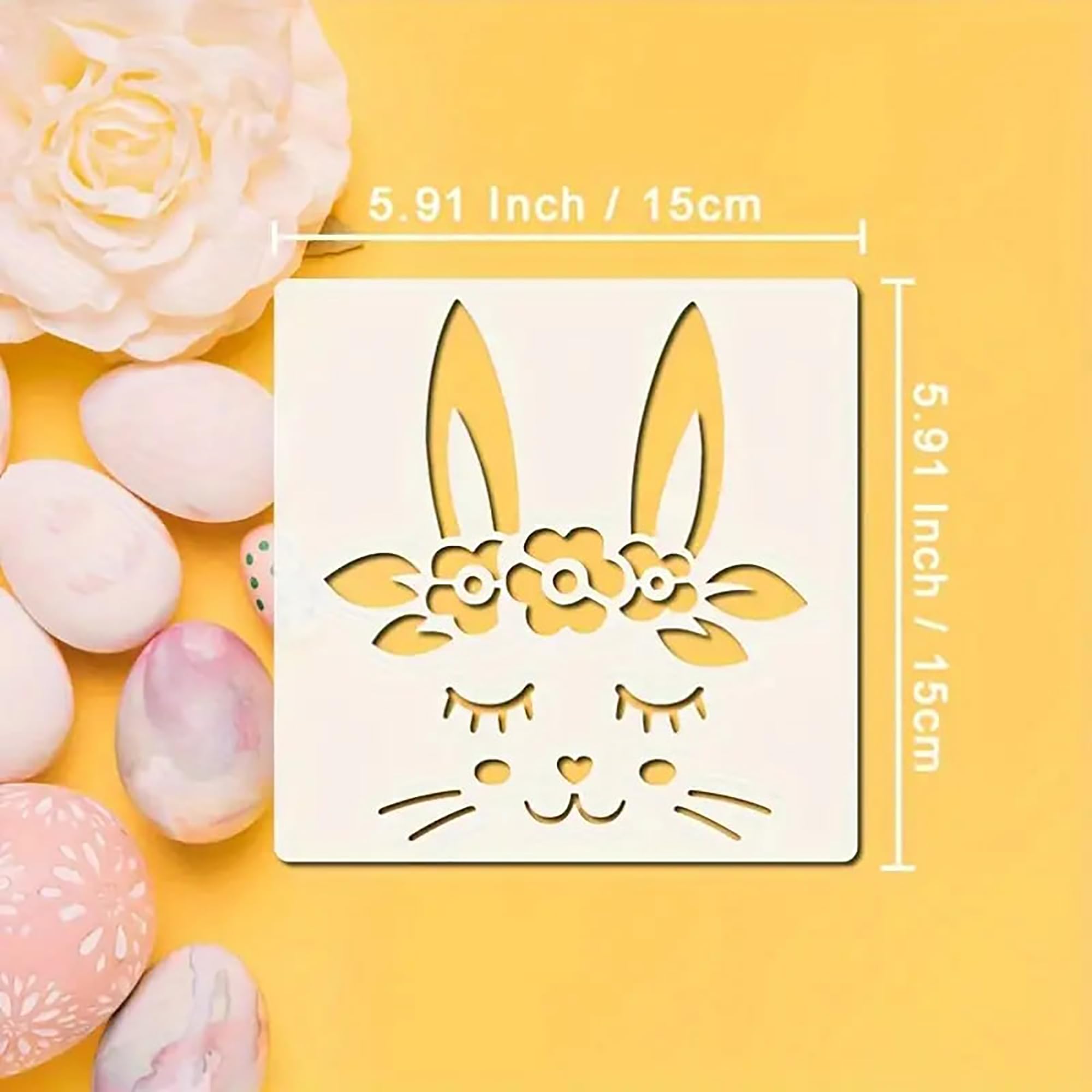 easter stencil set 9 pieces