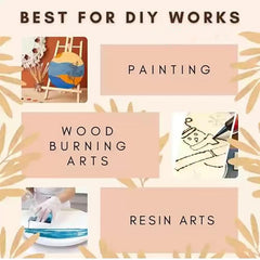 Cliths Wooden Tulsi Rangoli Stencil Cutout for Diwali Decoration Mandala Painting Home Pooja Room Wall Art DIY Craft Template