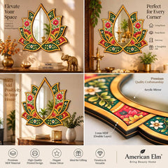 lotus wall décor for foyer