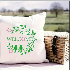 pet welcome sign stencil