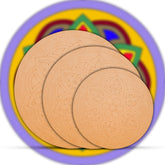 American Elm 3-Piece Art Board Set Pre-Marked MDF Circles for Mandala & DIY Painting Home Decor