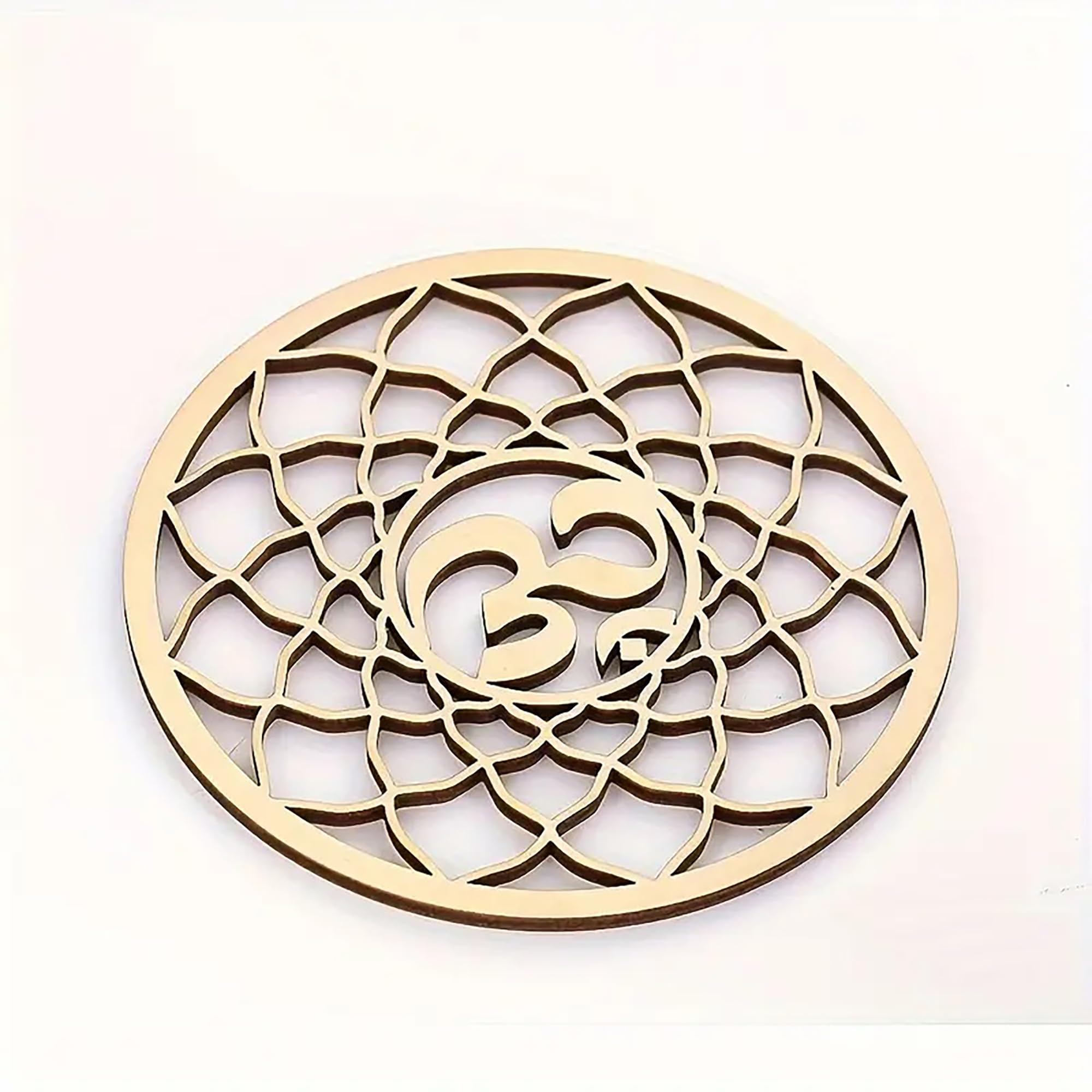 spiritual om symbol art for meditation room ambiance