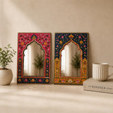 Pack of 2 Jharokha Mirror Wall Decor for Bedroom