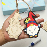 wooden gnome plaques for wall decor