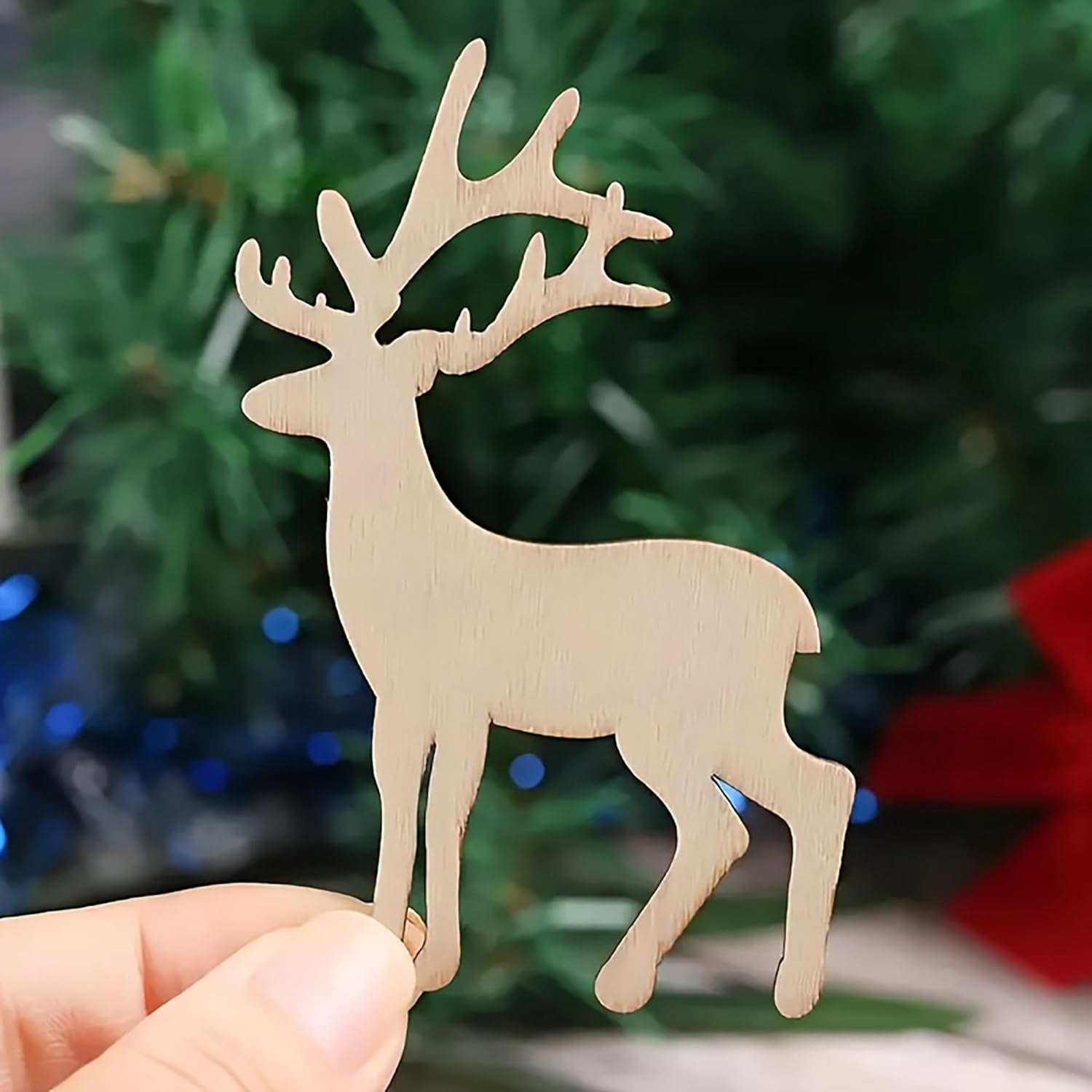 wooden deer cutouts for painting