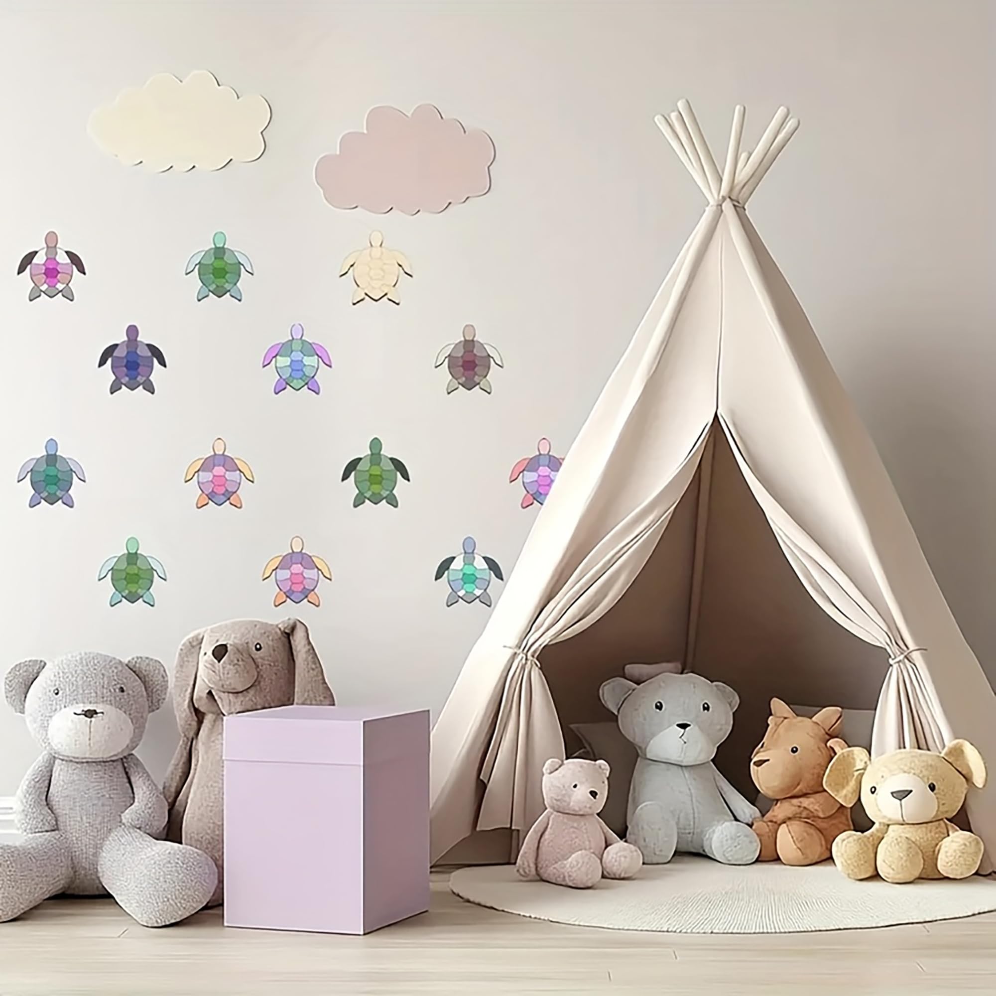 nature-inspired wood ornaments