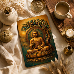 Buddha face wall art for living room