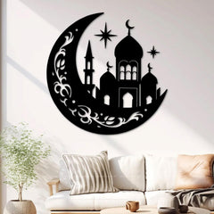 Measuring 30.48 cm, this wooden wall hanging offers a clear visual presence