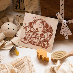 pet plastic stencil for acrylic art work
