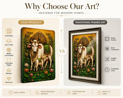 religious Kamdhenu wall decor