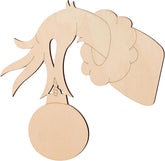 Wooden monster hand Christmas decorations