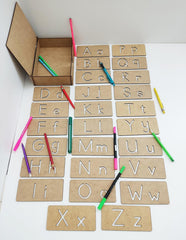 letter stencils for kids art