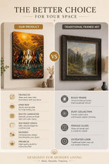 horse wall decor for hallway