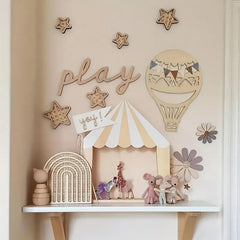 wooden shapes for kids crafts