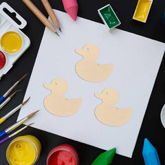 wooden duck craft embellishments for kids