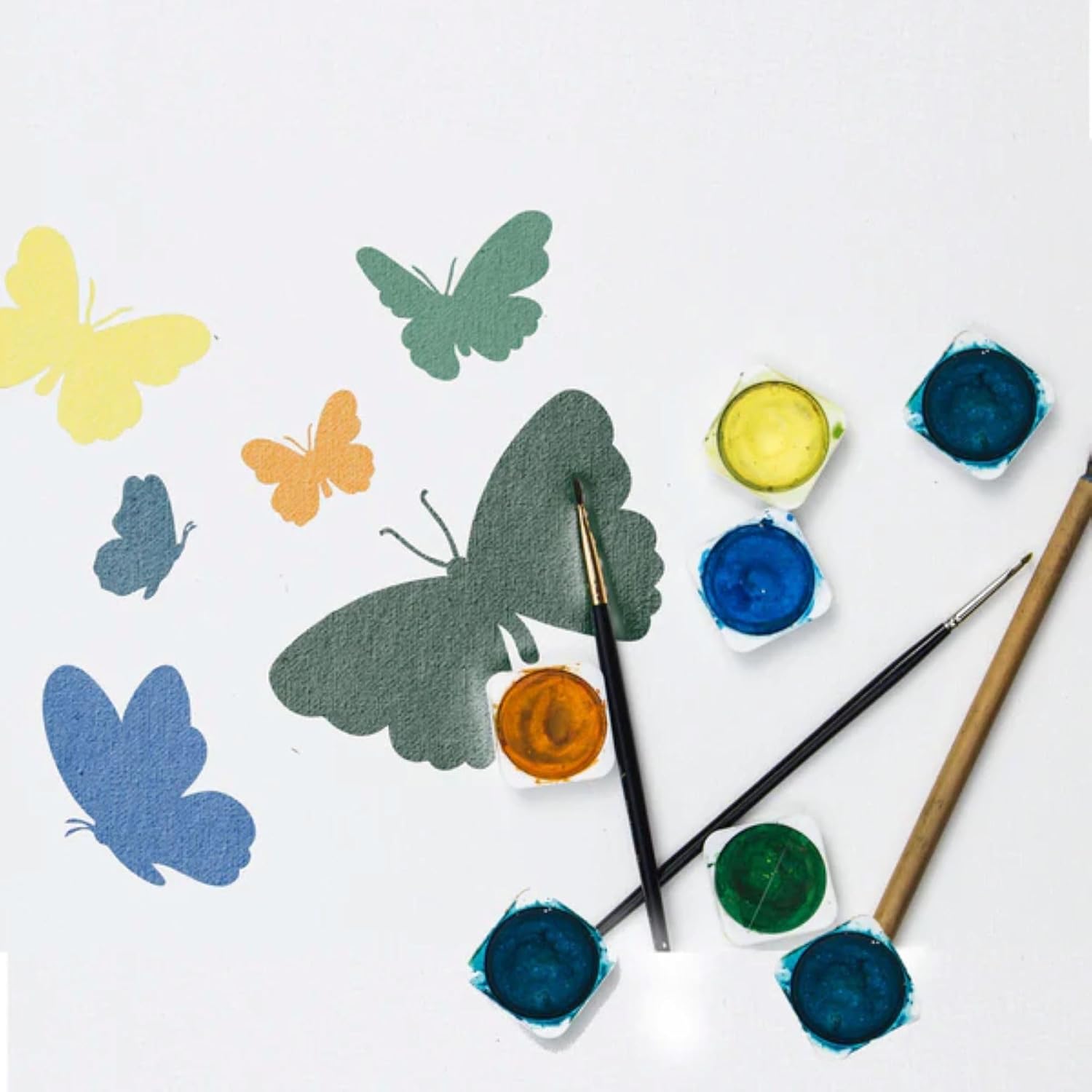 large butterfly stencil for furniture