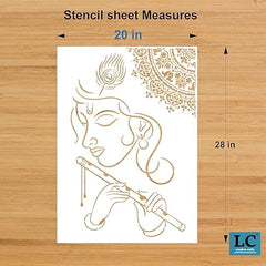 Create stunning Krishna mural artwork with this beautifully