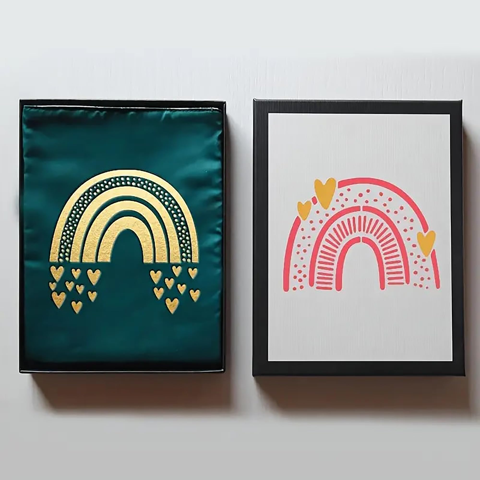 diy rainbow stencil templates