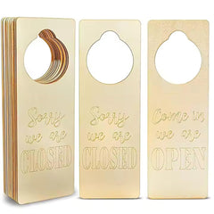unfinished door knob hangers