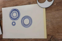 Cliths Ruler Set for Drawing Spirograph Design and Easy Circles Precision Geometry Tool for Artists Students Engineers