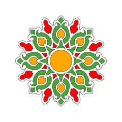 Cliths Pre Marked MDF Rangoli Base DIY Mandala for Diwali Festival Home Decoration Religious Pooja Art