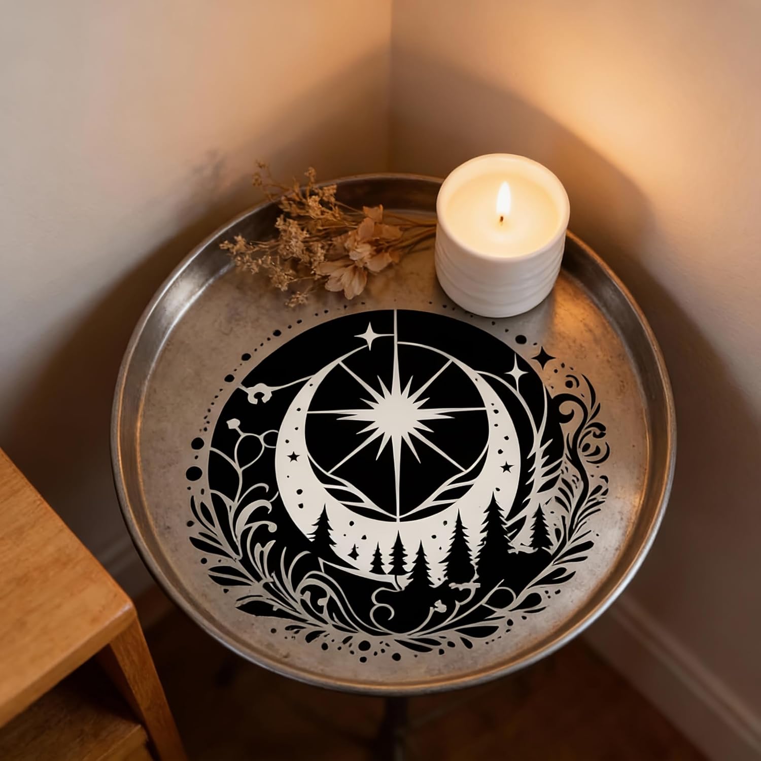 islamic wall decor stencil for ramadan