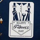 happy father’s day stencil