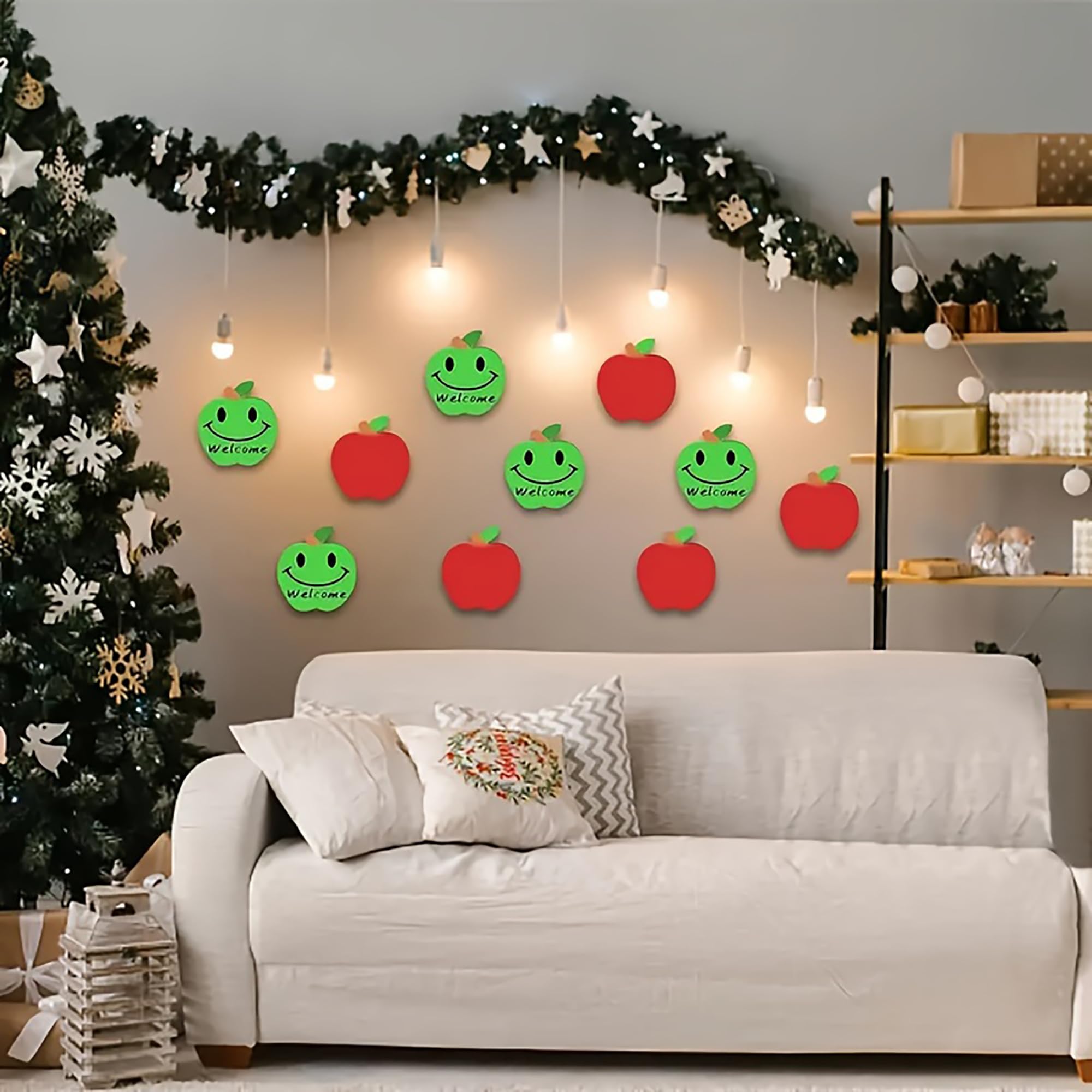 apple slice decor cutouts