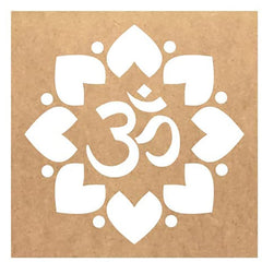 Cliths Wooden Rangoli Stencil Cutout for Diwali Decoration Mandala Art Floor Wall Painting DIY Craft Projects Template