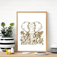 square stencil 5.9 inch painting template