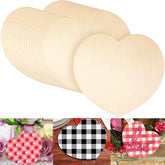 Heart-shaped coasters with different patterns on a white background