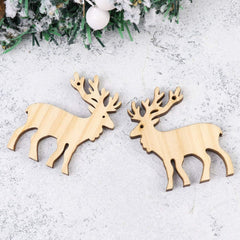holiday pendant wooden reindeer decor
