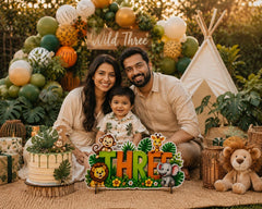 Baby Third Birthday Table Decor