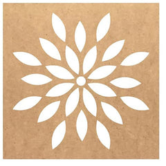 Cliths Wooden Rangoli Stencil Cutout for Diwali Decoration Mandala Art Floor Wall Painting DIY Craft Projects Template