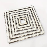 Cliths Wooden Square Weaving Loom Set of 6 Pcs Yarn Loom DIY Kit for Embroidery, Weaving, Macrame Crafts