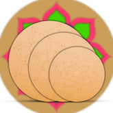 American Elm 3 Pack Mandala Art Boards Pre-Marked MDF Circles DIY Craft Kit for Wall Art