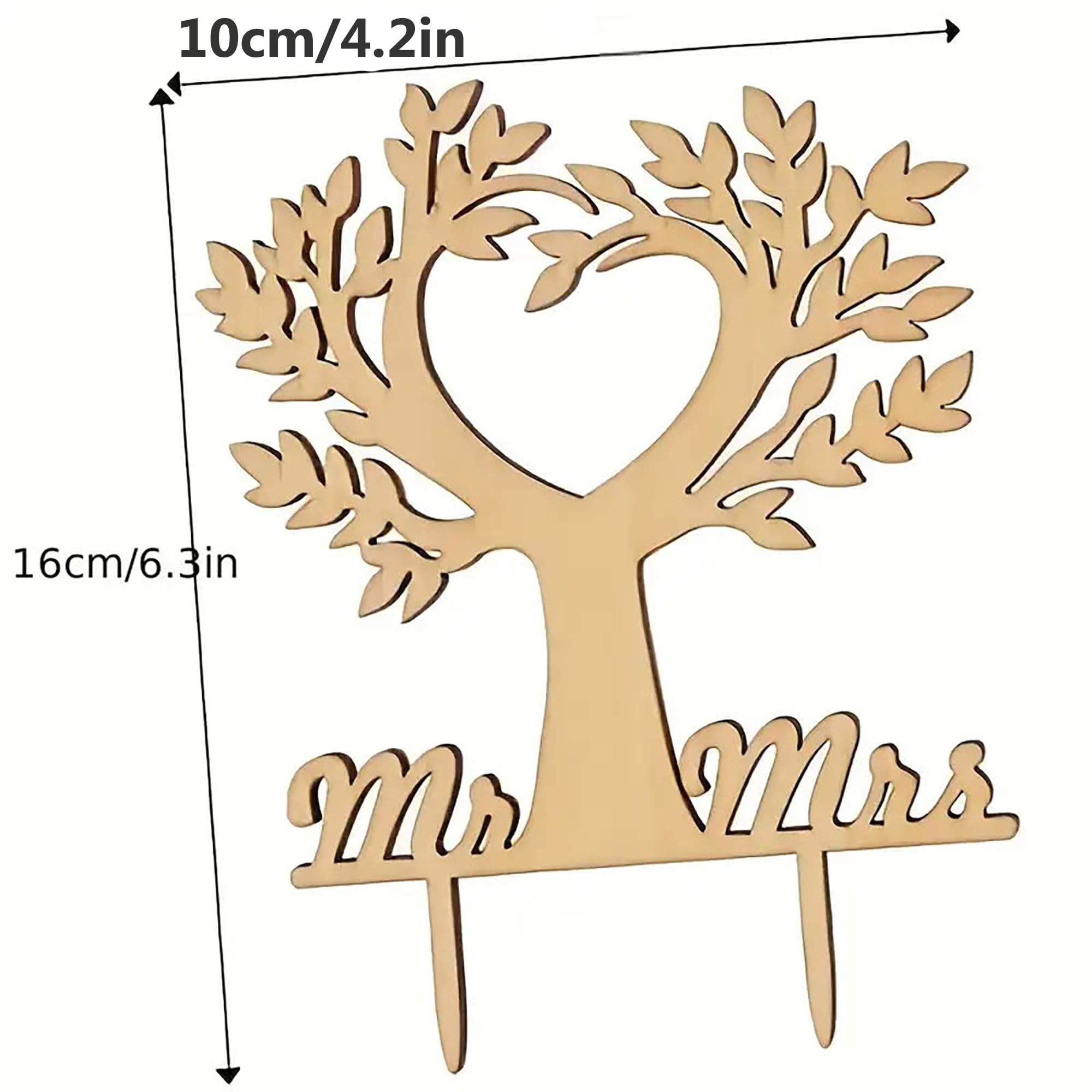 elegant timber wedding cake decoration for bridal parties