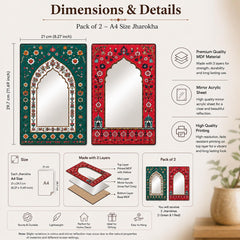 Decorative Arch Mirror Wall Decor for Entryway