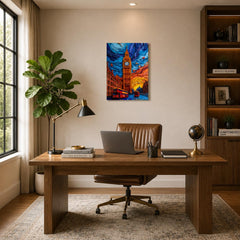 American Elm London Big Ben Wall Art for Home Decor Bedroom Dining Room and Office Elizabeth Tower 3D Style