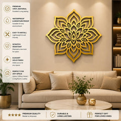 decorative lotus wall art