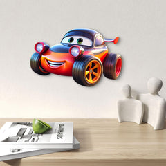 printed racing car mdf cutout for automotive enthusiasts