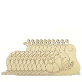 wooden snail cutouts for painting diy wooden snail ornaments for kids unfinished wood shapes for crafts