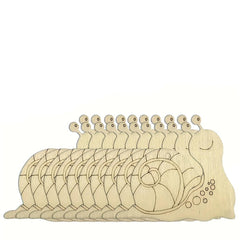 wooden snail cutouts for painting diy wooden snail ornaments for kids unfinished wood shapes for crafts