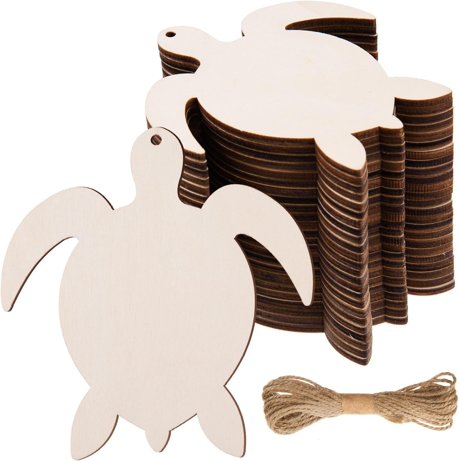 wooden sea turtle cutouts for diy crafts