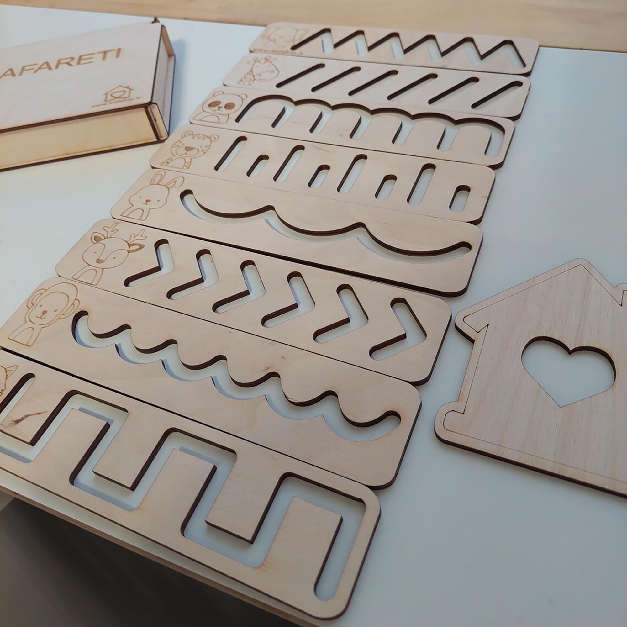 montessori wooden stencils