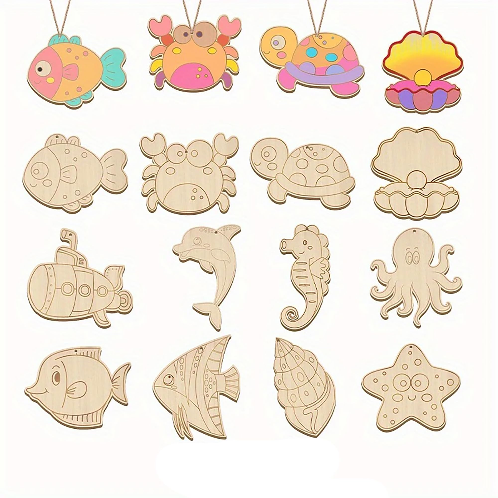 12pcs undersea craft kit