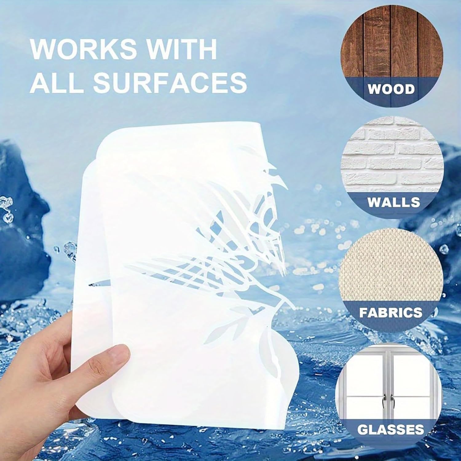 diy stencil for texture paste artwork