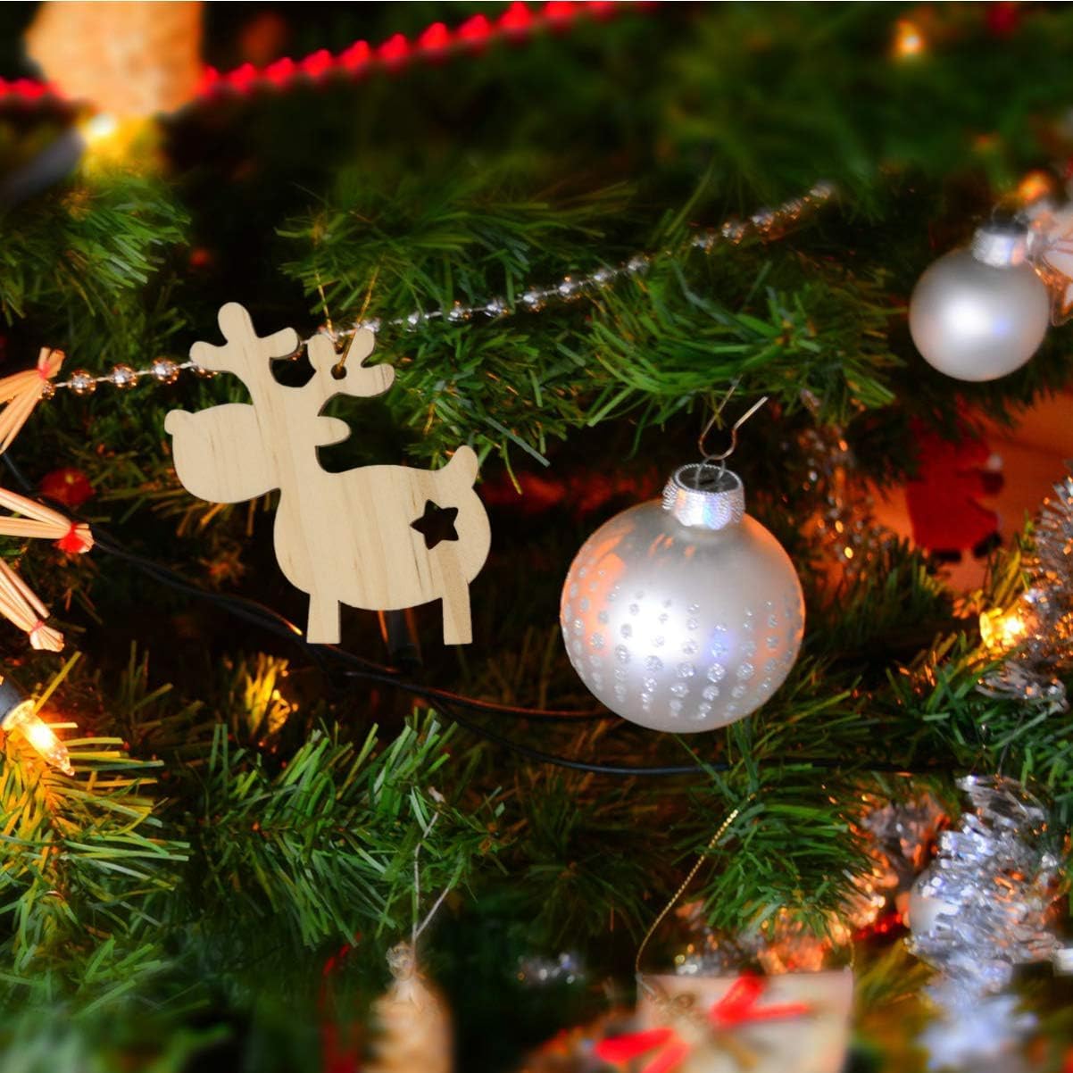 christmas craft wooden reindeer cutouts