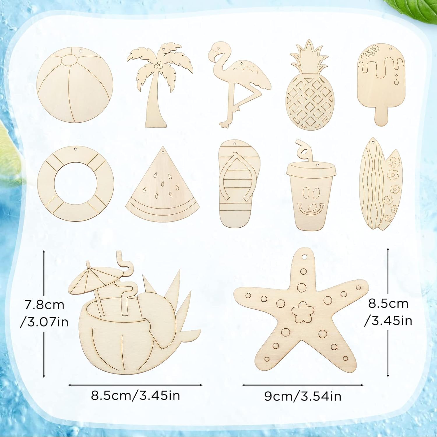 mdf sea animal shapes