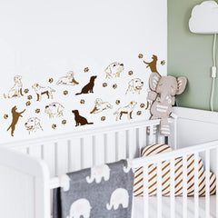 reusable dog stencil for furniture painting
